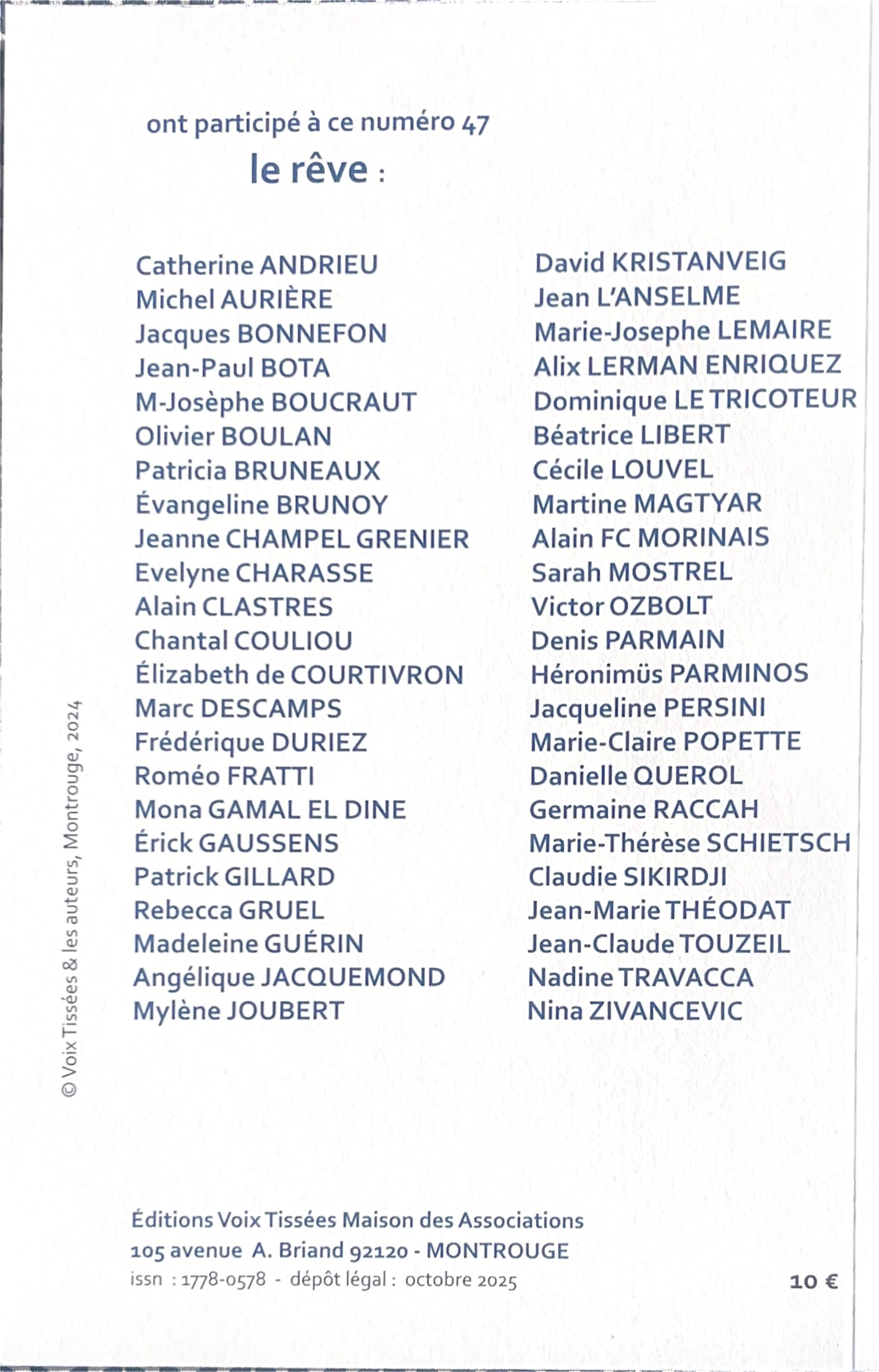 portulan bleu 47 verso Portulan bleu n°47 : Le rêve