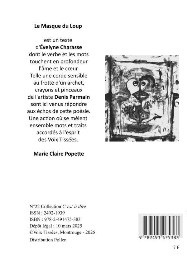 Le Masque du Loup verso